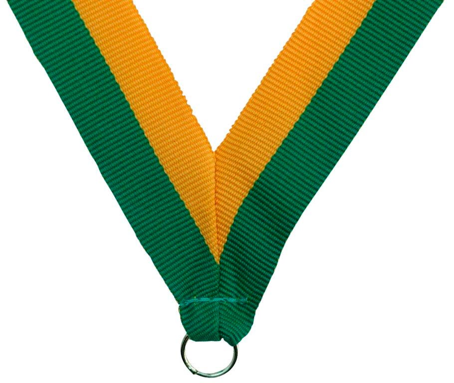 Ribbons w/ Snap Clip Black, Gold, and Green7/8" X 32"