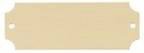 2 1/2" x 7/8" Laserable Black Brass Perpetual Plate