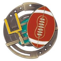 M3XL Medal Football 2 3/4"