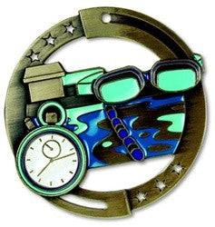 M3XL Medal Swimming 2 3/4"