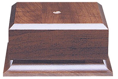 4 1/2" x 2 1/8" Cherry Finish Cup Base