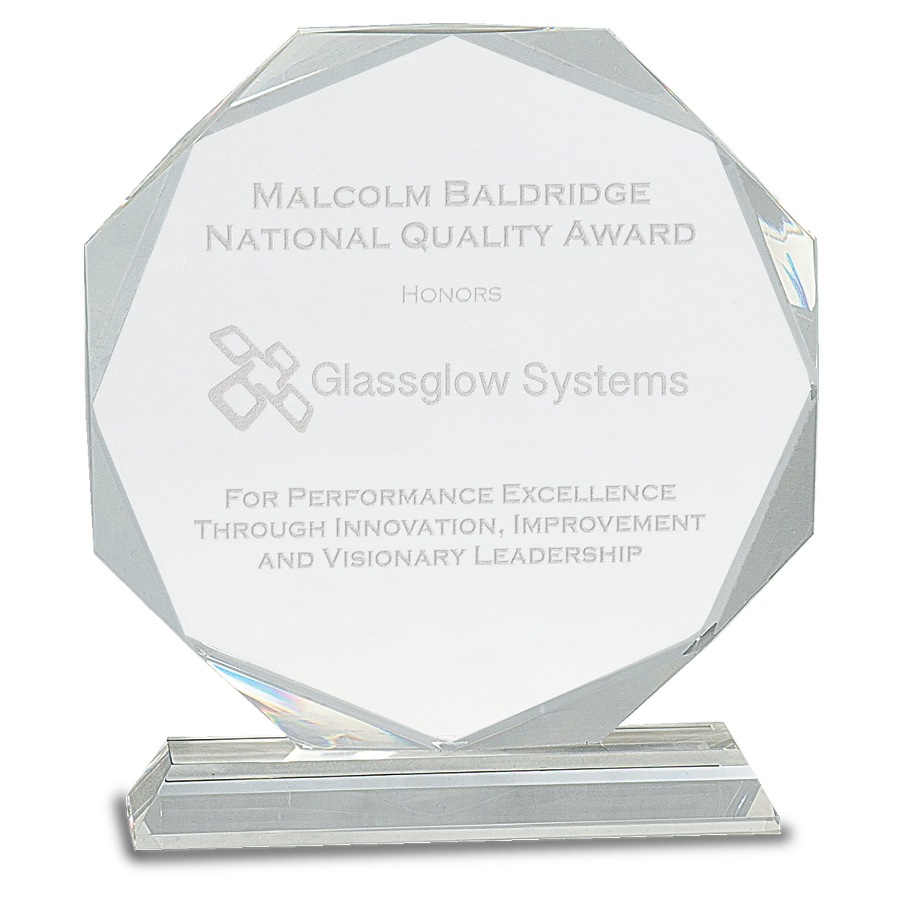 6" Clear Crystal with Clock and Black Crystal Trim