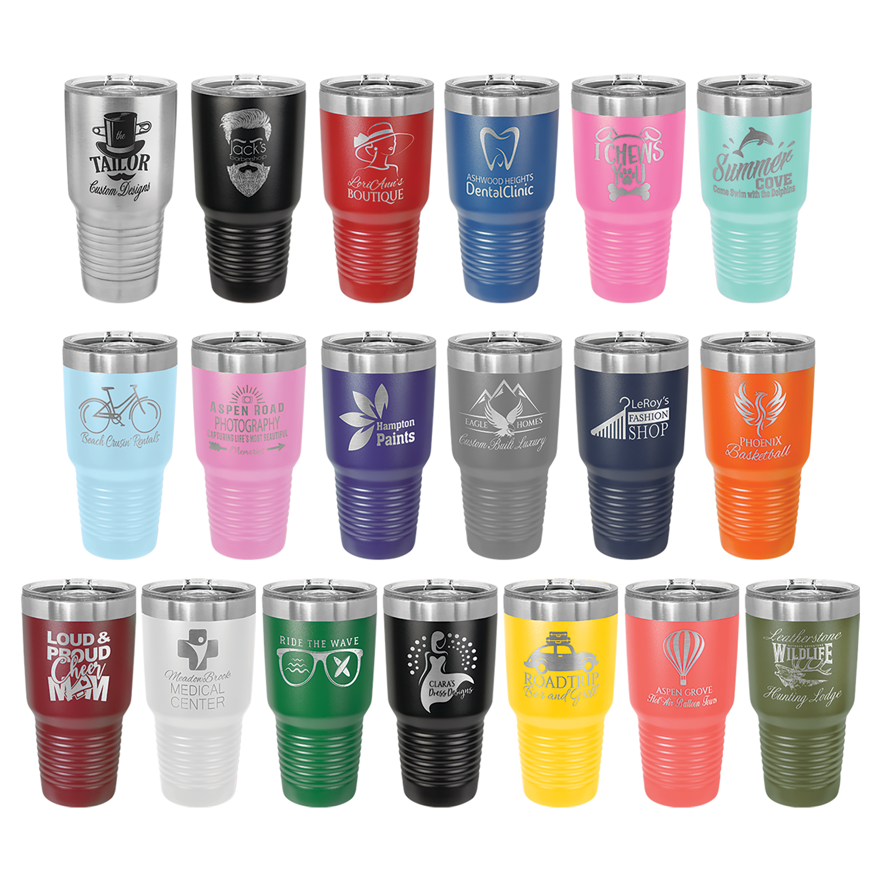 Polar Camel 30 oz Tumbler w/ Sliding Lid Olive Green