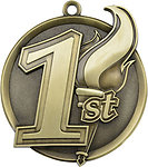 Mega Medal 3rd Place 2 1/4"