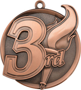 Mega Medal 3rd Place 2 1/4"