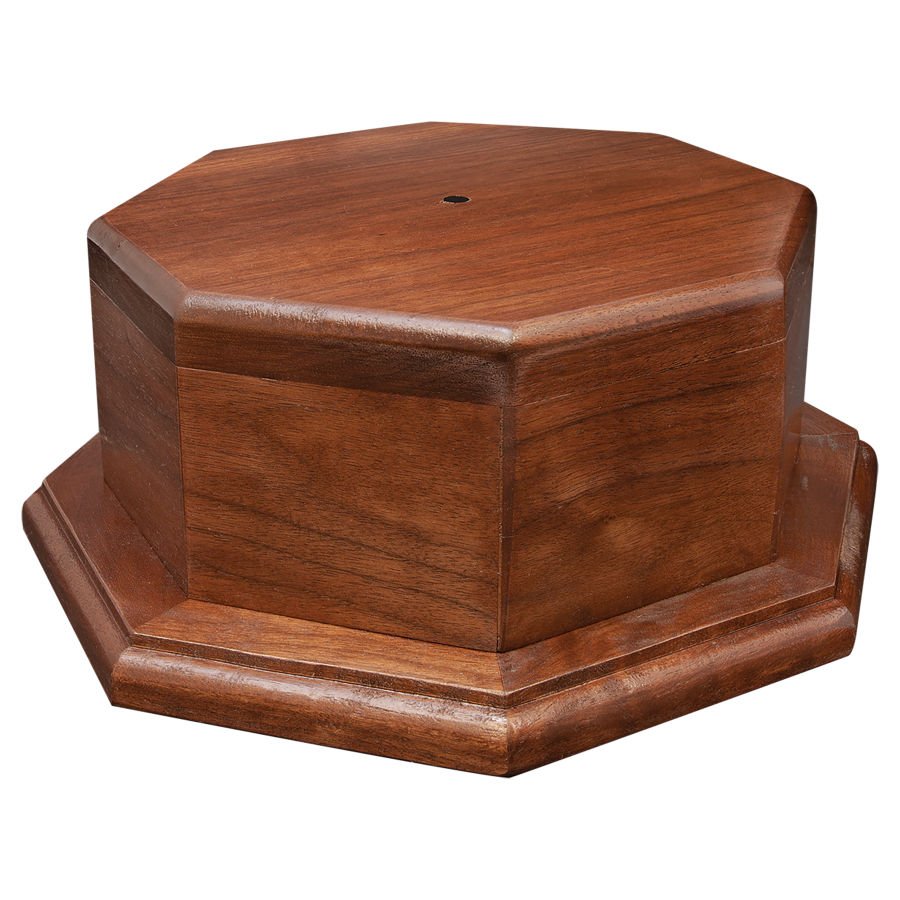 15" x 10 3/8" Walnut Perpetual Base