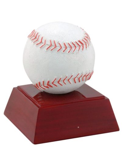 Resin Award (Softball on Rosewood Base)