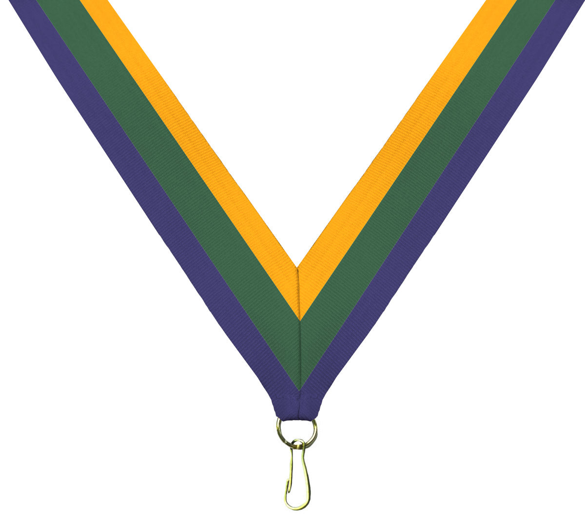 Ribbons W/ Snap Clip Neon Yellow 7/8" X 32"