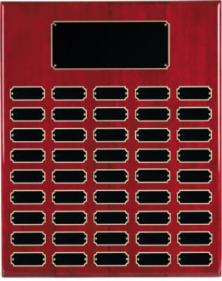 84 Plate Rosewood Piano Finish Completed Perpetual Plaque