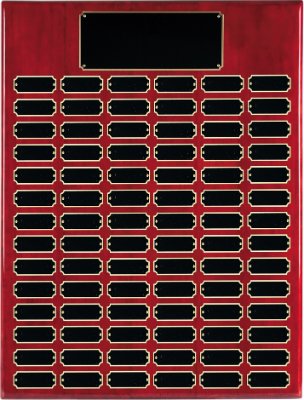 84 Plate Rosewood Piano Finish Completed Perpetual Plaque