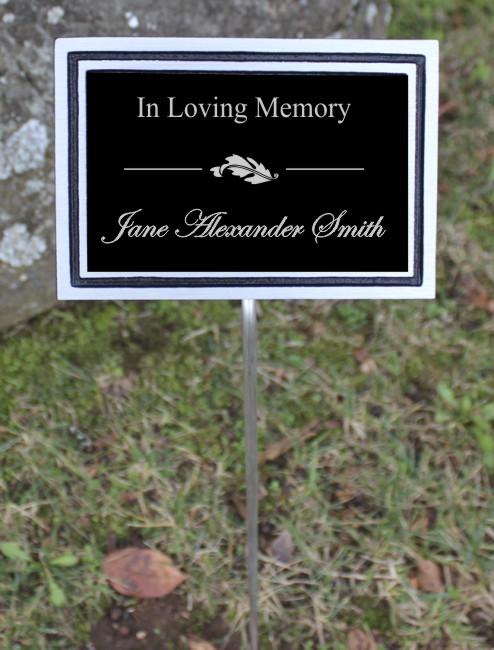 Cast Aluminum Plaque/Stake Mount